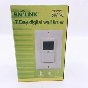BN-LINK Energy Saving 7 Day Wall Timer- NEW IN BOX